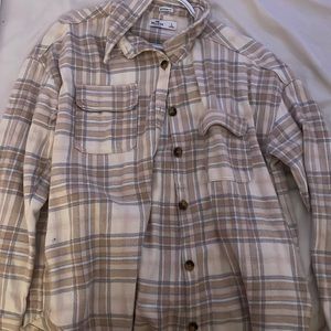Oversized Hollister Flannel Womens